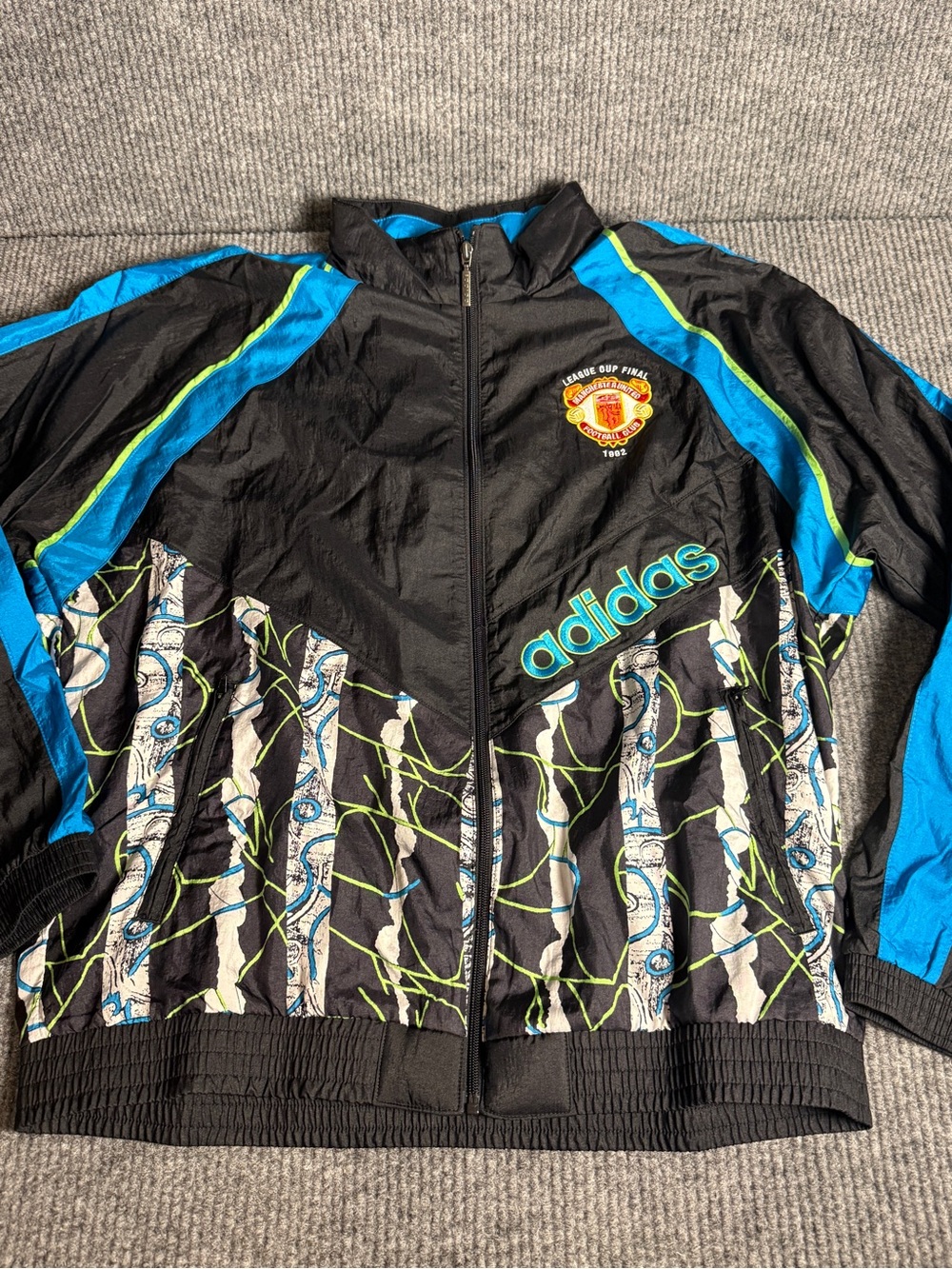 NWT Adidas x Manchester United 1990-92 Woven Track Jacket - Size L